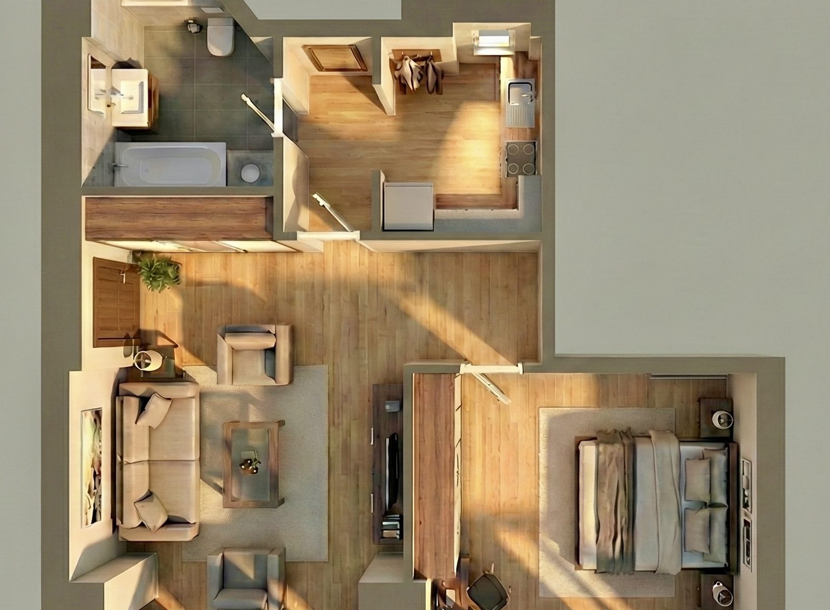 Grundriss 3D Pallocca Immobilien