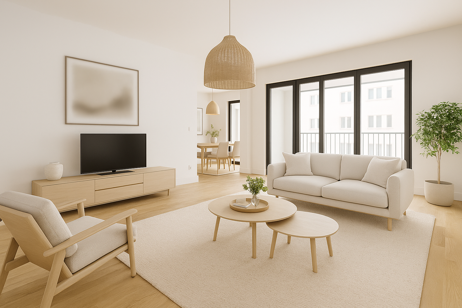 H9 Neubau Living room